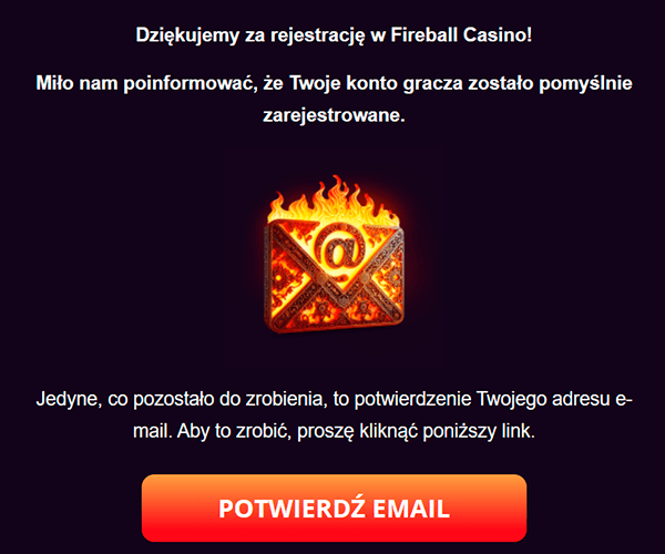 Zweryfikuj konto, klikając link w e-mailu potwierdzającym wysłanym na podany przez Ciebie adres